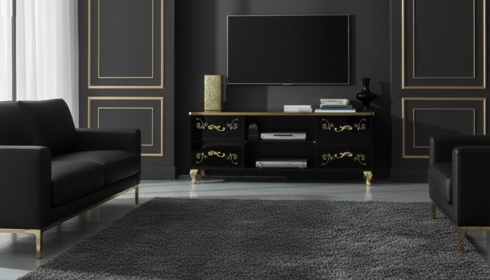 Mueble de TV armario RTV TV stand Lowboard Mueble de TV Mesa de TV Mueble de TV diseñador Aparador de TV NUEVO