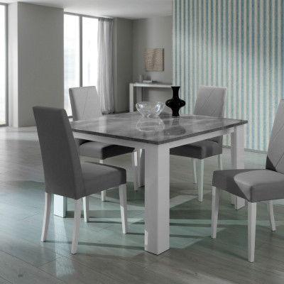 Diseño Mesa de comedor Mesa cuadrada moderno Mesa de madera Comedor Mesas
