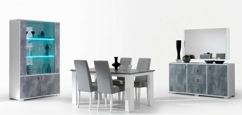 Moderna mesa de comedor mesa de madera mesas 160x90cm comedor fabricado en Italia diseño nuevo.