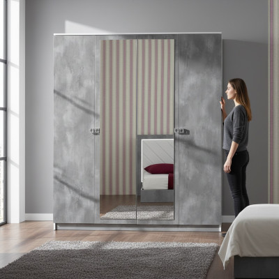Dormitorio Armario de madera Armario Estilo moderno Armarios Lujo Clásico