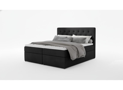 Cama acolchada de diseño de lujo camas de hotel matrimonio 180x200cm habitación de dormir tela