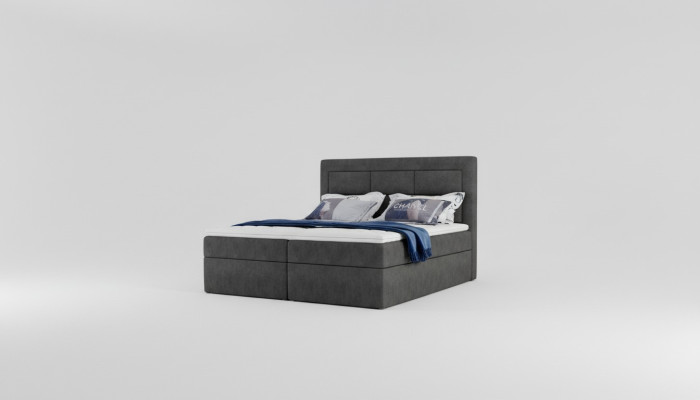 Diseño textil de cama doble camas de lujo matrimonial moderno hotel estructura de sueño