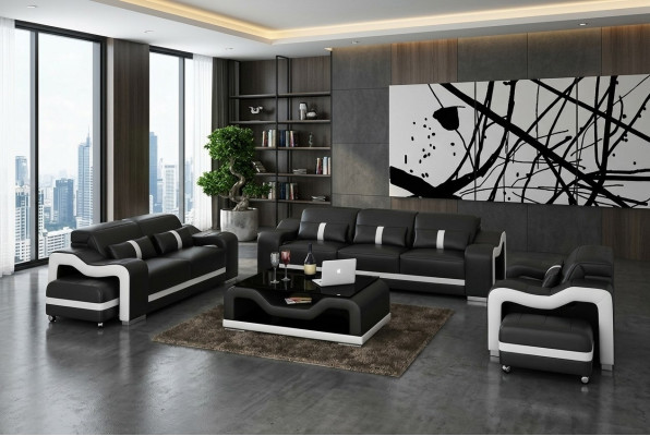 Sofá de diseño de tres plazas, decoración moderna de asiento de sala de estar en terciopelo.
