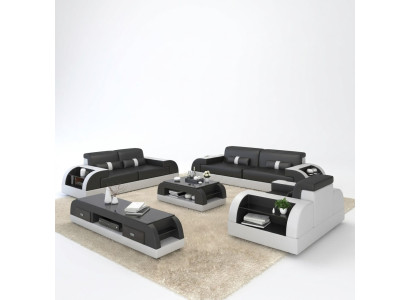 Sofá de 3 plazas en tela, diseño de sofá acolchado, sofás modernos, conjunto de muebles
