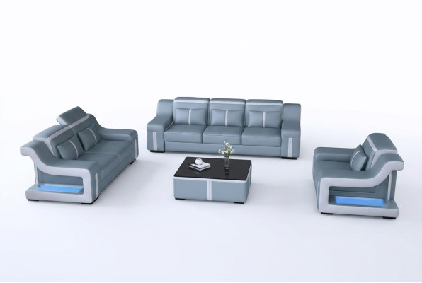 Set de sofá conjunto de sofás Sofá 311 Cuero Sofas Completos