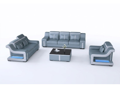 Set de sofá conjunto de sofás Sofá 311 Cuero Sofas Completos
