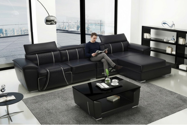 Eck Stoff Ecksofa L Form Sofa Couch Design Couch Polster Textil Modern translates to Spanish as: Esquina Tela Sofá esquinero en forma de L Sofá diseño Sofá acolchado Textil Moderno
