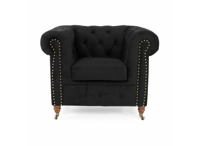 Diseño de sillón de cuero de lujo para televisión, sofá relajante de una plaza, lounge club.