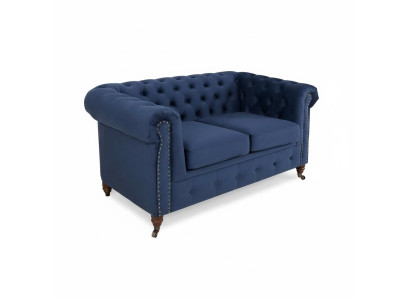 diseñador 2 plazas sofás de tela sofás nuevos Chesterfield sofá tapizado