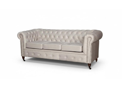 Diseño Chesterfield Conjunto de sofá sofá sofá acolchado 3+2+1 plazas