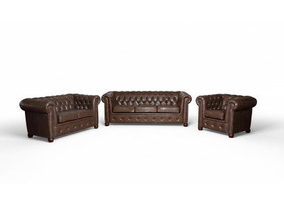 diseñador 2 plazas sofás de tela sofás nuevos Chesterfield sofá de cuero sofá
