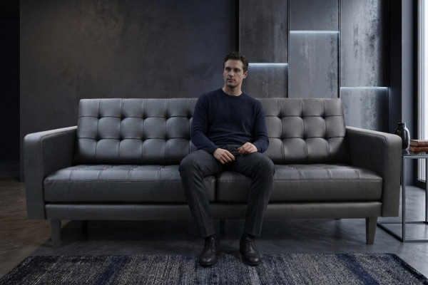Sofá Sofás Sofá tapizado 3 plazas Sofá de cuero Conjuntos de sofás Diseño de asiento