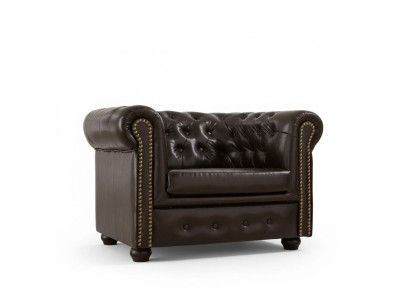 Sillón Chesterfield, sofá para televisión de 1 plaza, sofá de cuero y tela, tapizados de sofá.