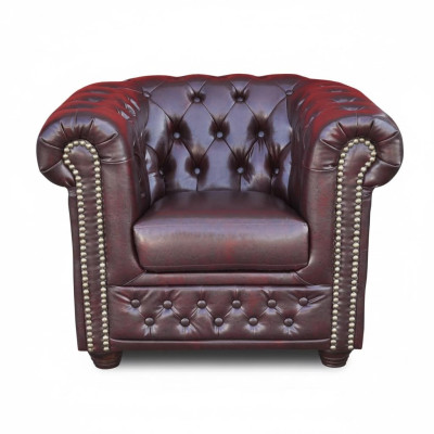 Chesterfield sillón sofá para televisión de 1 plaza, sofá de tela, tapicería de sofá.