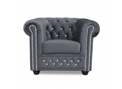 Sofá Chesterfield, sillón, sofá para televisión, sofá de 1 plaza, textil, tapizado, nuevo.