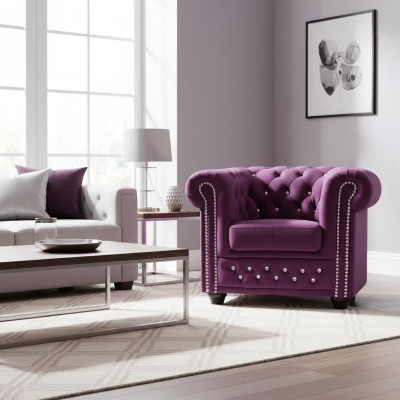 Sillón Club Lounge, silla de diseño con respaldo, sofá tapizado, 1 asiento, tela para televisión, nuevo.