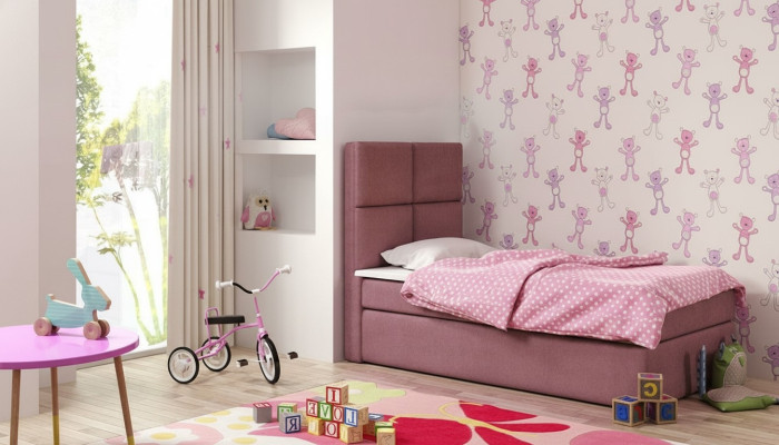 Hotel Cama Boxspring Diseño Azul Cama Grande Acolchada Matrimonial Lujo Camas