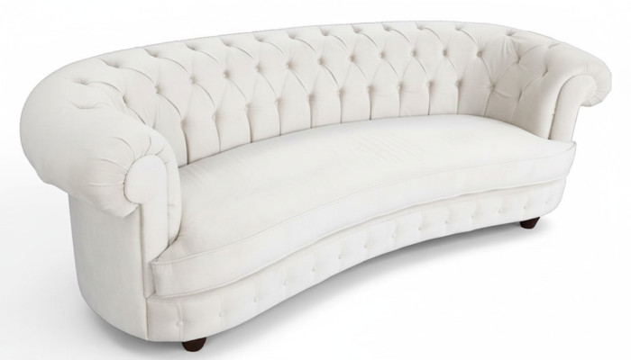Chesterfield sofá de 3 plazas, sofá tapizado de diseñador Sofás Sofas Sofas Telas Nuevas