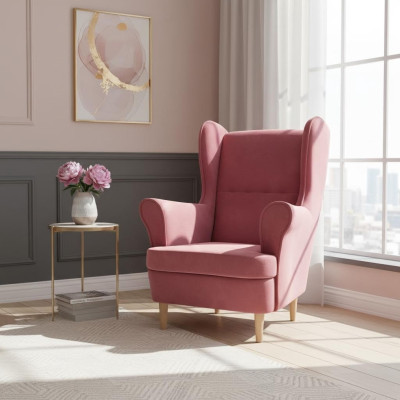 Sillón Club Lounge, diseñador, silla con respaldo acolchado, sofá de tela para una persona.