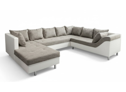 Diseño de sofá esquinero en forma de U Sofás modernos Sofá cama Ambiente de vida.
