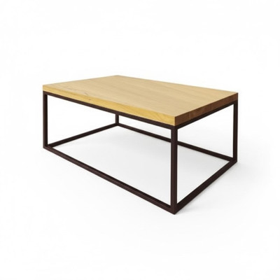 Mesa de café, mesa de centro, mesa de diseñador de metal, mesa de sala de estar, mesas nuevas de madera.