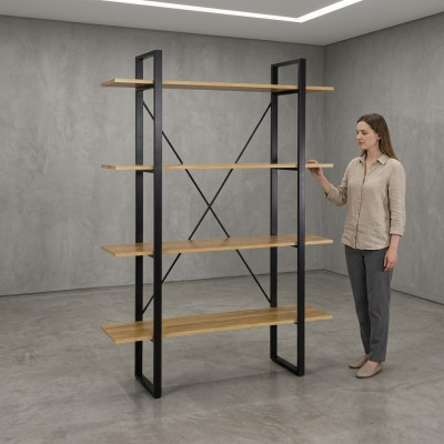 Librería Estantería Archivador Estante Loft Estante Paredes Separadoras Armario de lujo Nuevo