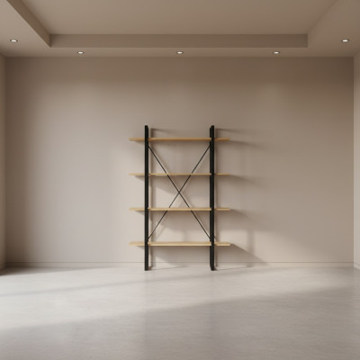 Librería Estantería Archivador Estante Loft Estante Paredes Separadoras Armario de lujo Nuevo