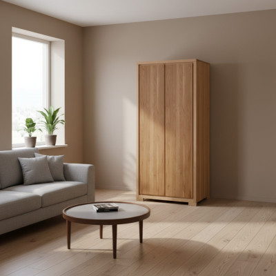 Armario del dormitorio Armario del dormitorio Diseño de armario de lujo Estantes de madera maciza nuevos