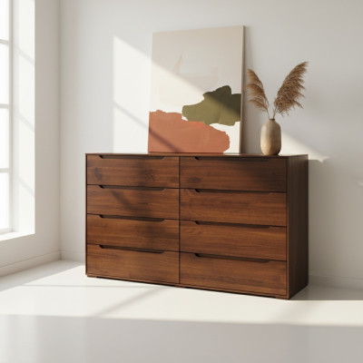 Mueble de madera auténtica, muebles de madera maciza, cómodas de madera maciza, estantes masivos, armario nuevo.