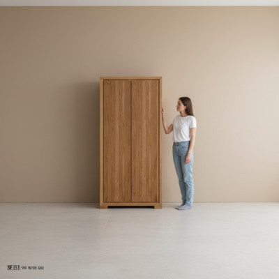 Armario de ropa Diseñador Armarios de ropa Madera maciza Hecho a mano Armarios Muebles