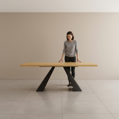 Mesa de comedor Conjunto de mesa Comedor Sala de estar Muebles de madera Muebles de madera hechos a mano