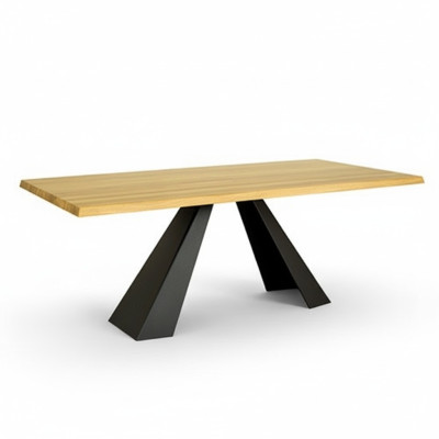 Mesa de comedor de madera Mesas Sala de estar Comedor Mesa Madera maciza 240x100cm Mesas de comedor Macizas