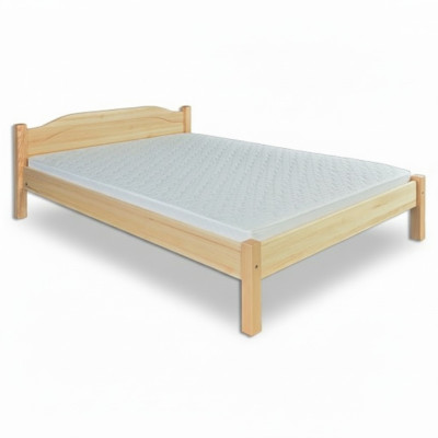 Cama de madera Cama de madera real Hotel 200x200 Estilo Muebles macizos Dormitorio
