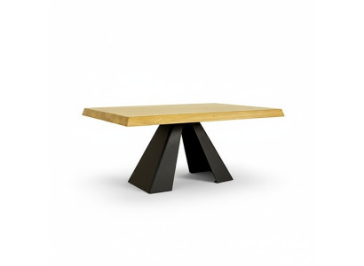 Diseño de mesa de centro de madera maciza para sala de estar, mesa auxiliar.