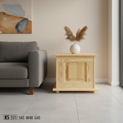 Caja de decoración muebles de madera maciza muebles de madera hecho a mano cofre caja de madera auténtica 45x45cm