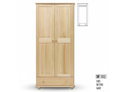 Armario de madera para dormitorio armario Hecho a mano real armario de madera maciza