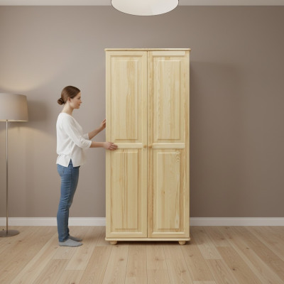 Armario de casa de campo Masivos armarios de dormitorio Muebles de madera Armario Nuevo