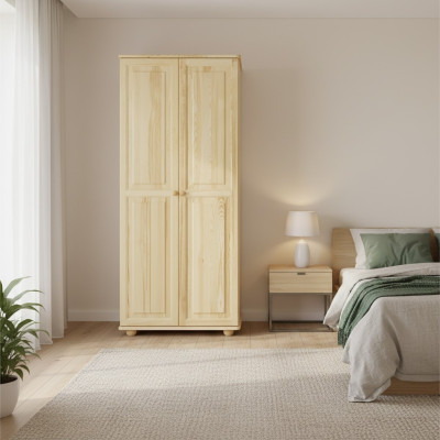 Armario de ropa Armarios macizos Muebles de madera Armario Estilo rústico Dormitorio