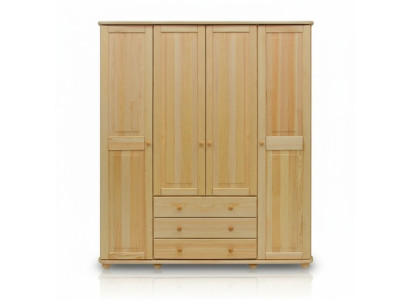 Madera maciza Armario de madera Armario Armario de dormitorio Macizo Nuevo