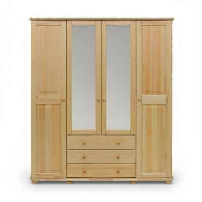 Armario Armarios Mueble Mueble para la pared 4 puertas Madera Muebles Dormitorio Nuevo