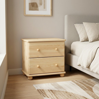 Diseño de mesita de noche cajonera de madera maciza mueble de madera mueble artesanal nuevo