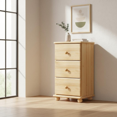 Mesa de noche masiva, mesita de noche, cómoda, mesita de noche, hecha a mano, muebles de madera