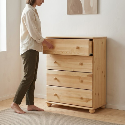 Mueble de cajones masivo aparador armario muebles cómodas madera maciza pino nuevo aparador