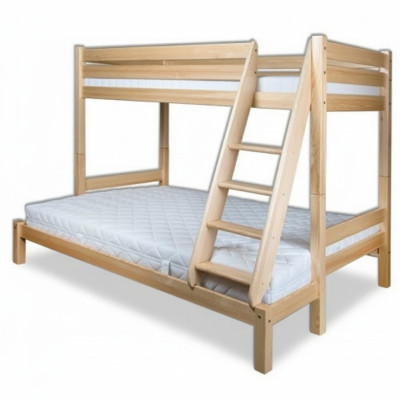 Litera litera de pino macizo de madera completa cama para niños cama alta cama nueva
