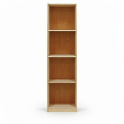 Estantería de sistema de estanterías, librería de madera de pino maciza natural, muebles de madera hechos a mano, nuevos.