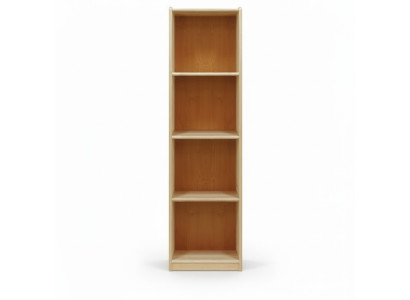 Estantería de sistema de estanterías, librería de madera de pino maciza natural, muebles de madera hechos a mano, nuevos.