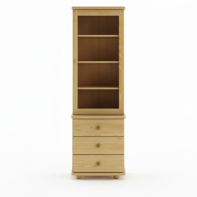 Vitrina para sala de estar Muebles de madera Vitrinas Gabinete de vidrio Estante Aparador Nuevo Masivo