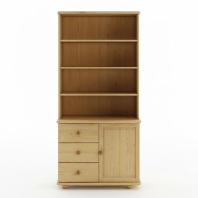 Verdadera artesanía armario de madera maciza armario de pared armarios vitrina alta vitrinas