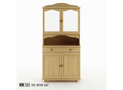 Vitrina armario Clásicas vitrinas Salas de estar Armarios Credenzas Nuevos