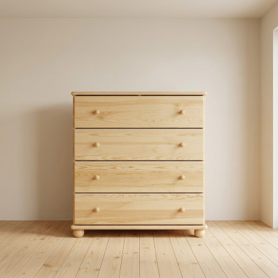 Mueble aparador de madera maciza de alta calidad, cómoda, nuevo armario con cajones.